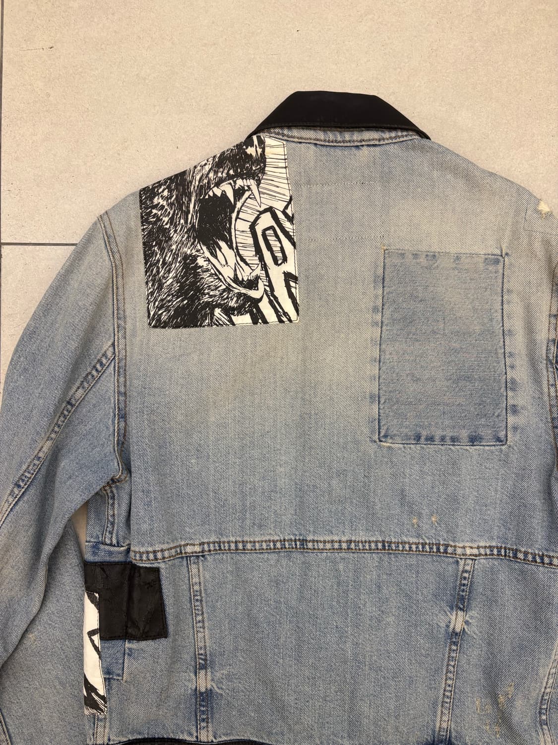 알렉산더맥퀸 패치워크 데님자켓 상품이미지6