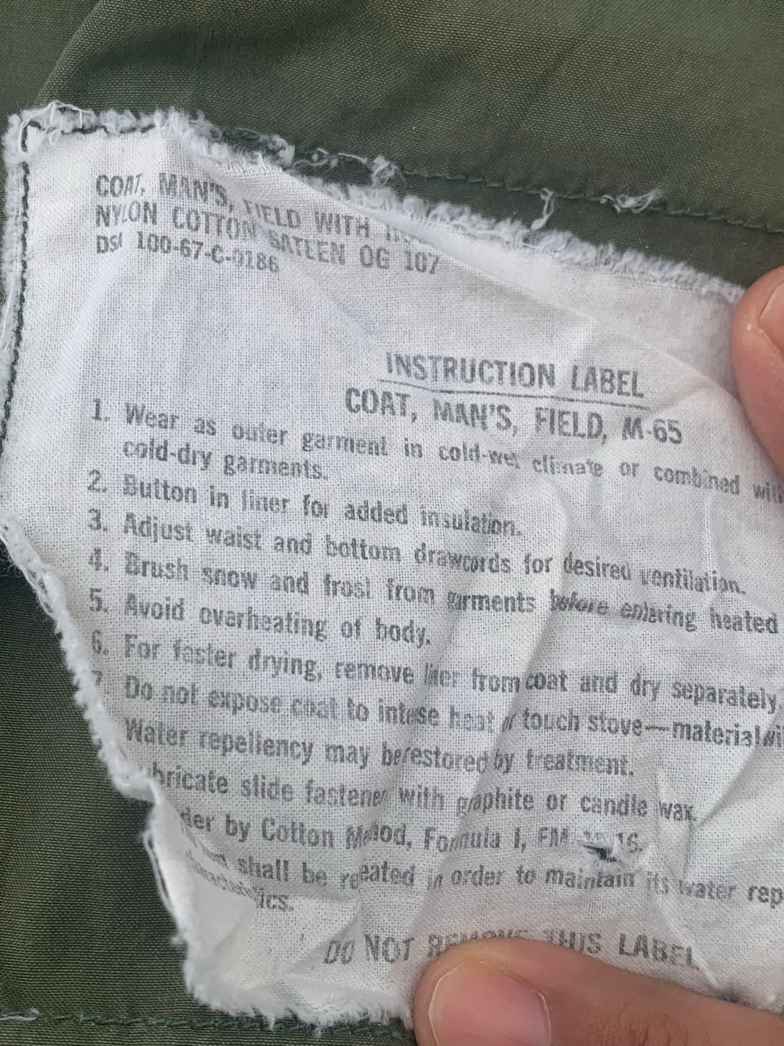 [105] 60s m-65 필드 재킷 2세대 상품이미지6