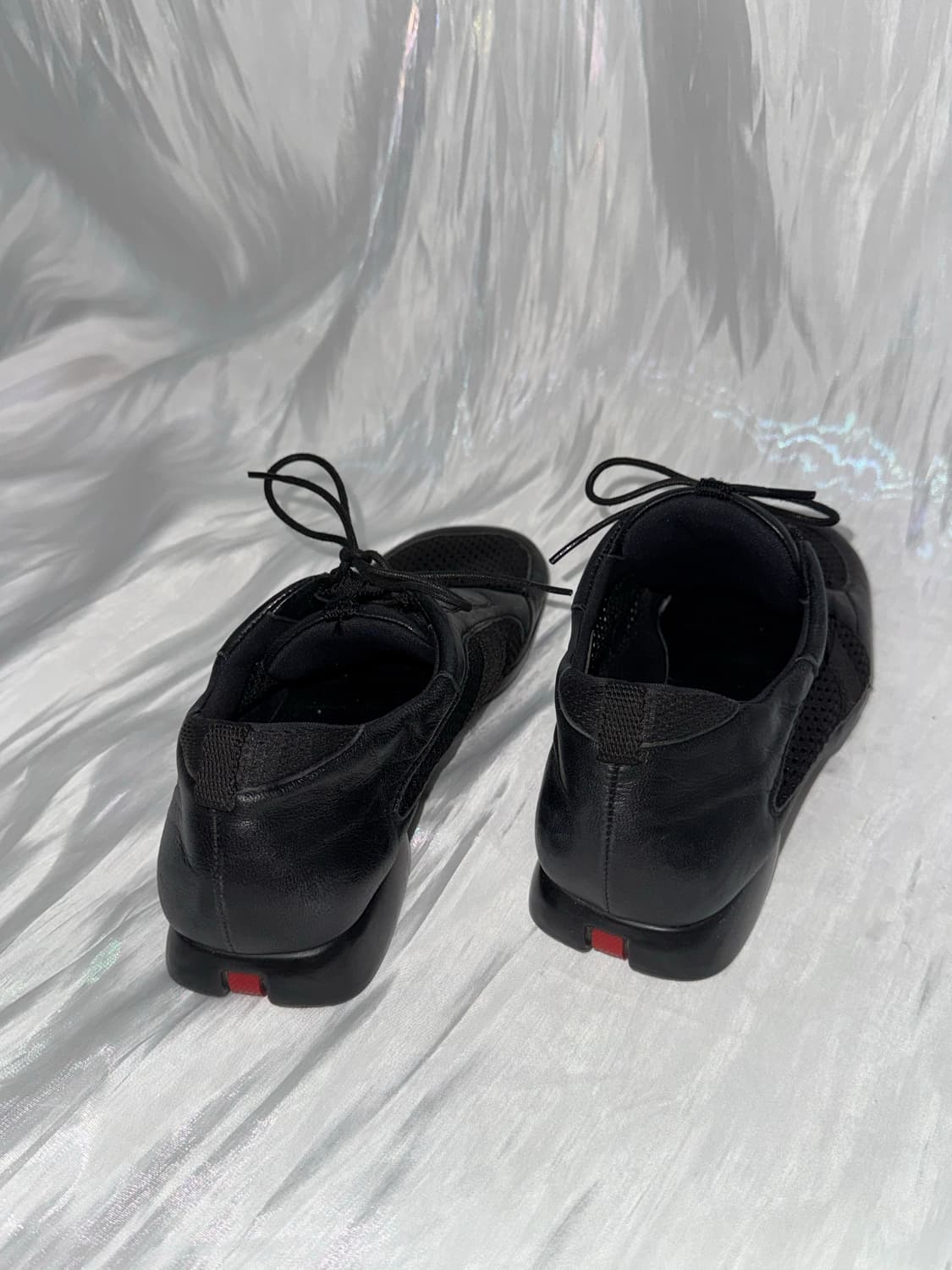 Prada sports mesh leather sneakers 상품이미지3