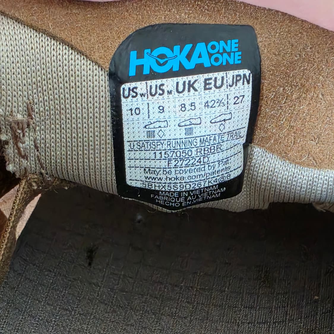 [270]<거의새것> 호카x새티스파이 마파테 스피드4 라이트러버 런닝화 상품이미지6