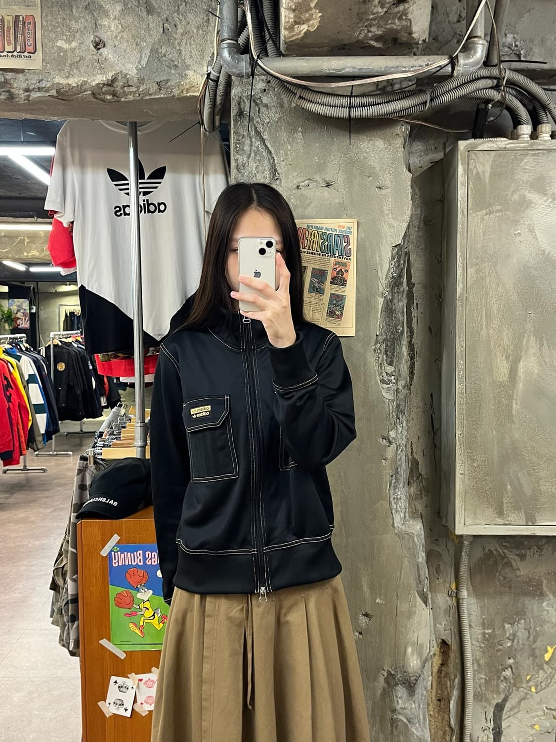 아디다스 투웨이 스티치 져지 블랙 L #csz1069 상품이미지2