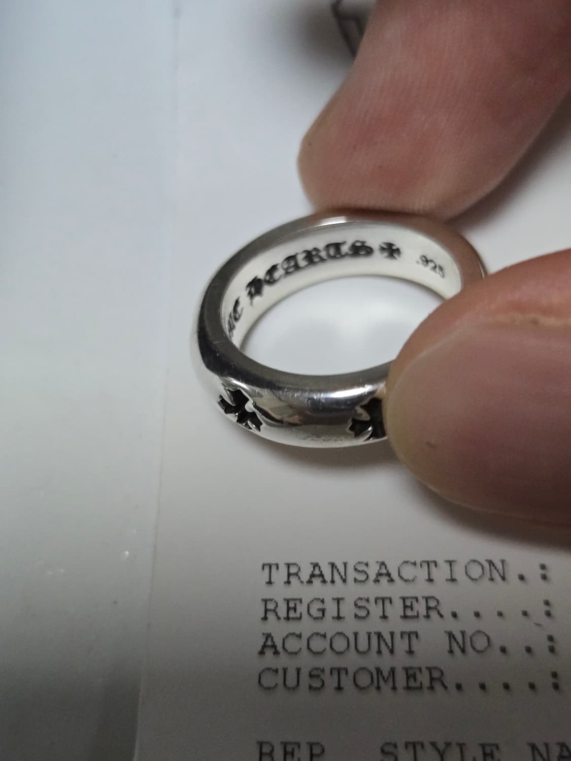 크롬하츠 네거티브플러스링 us5.5 상품이미지3