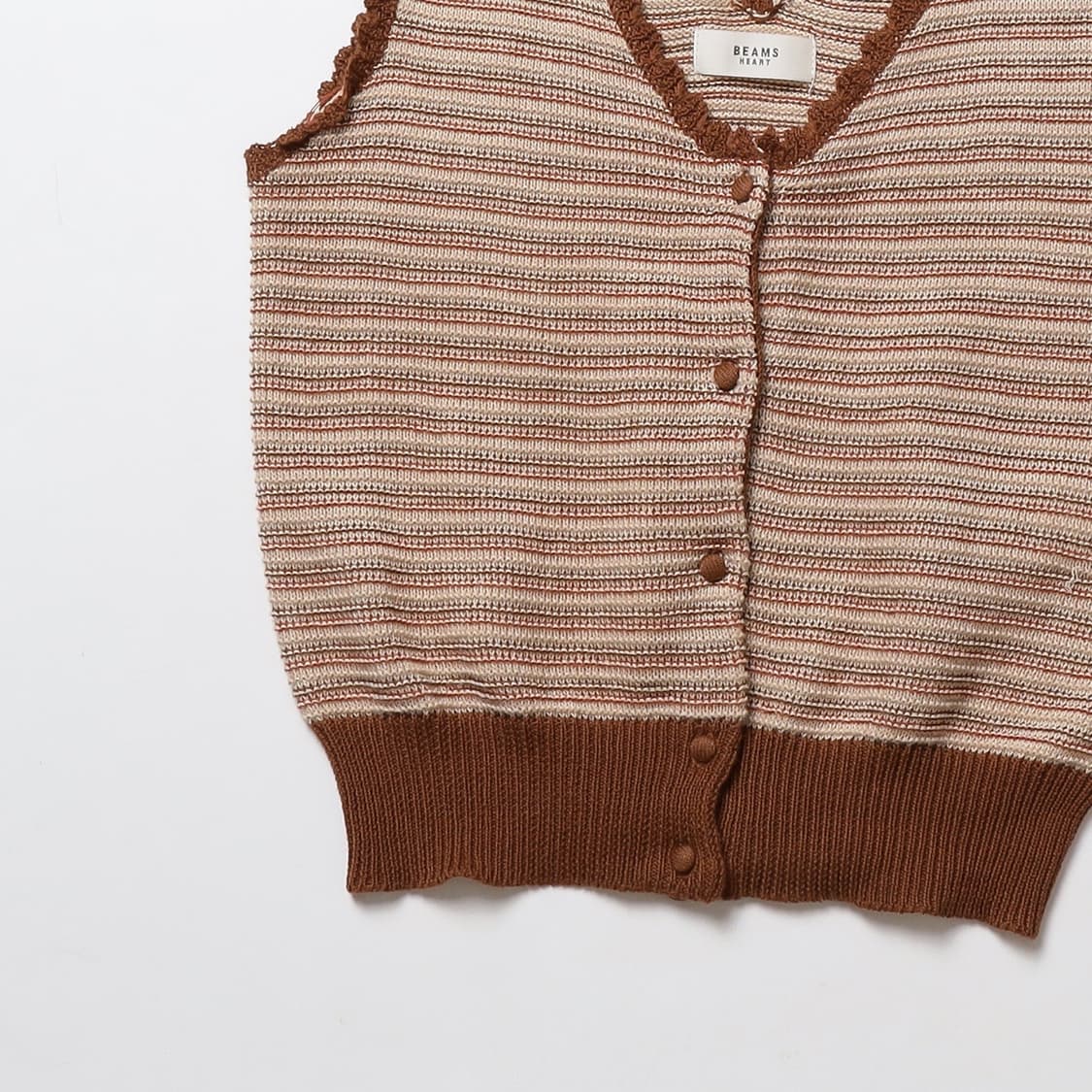 BEAMS 니트 버튼 베스트   상품이미지3