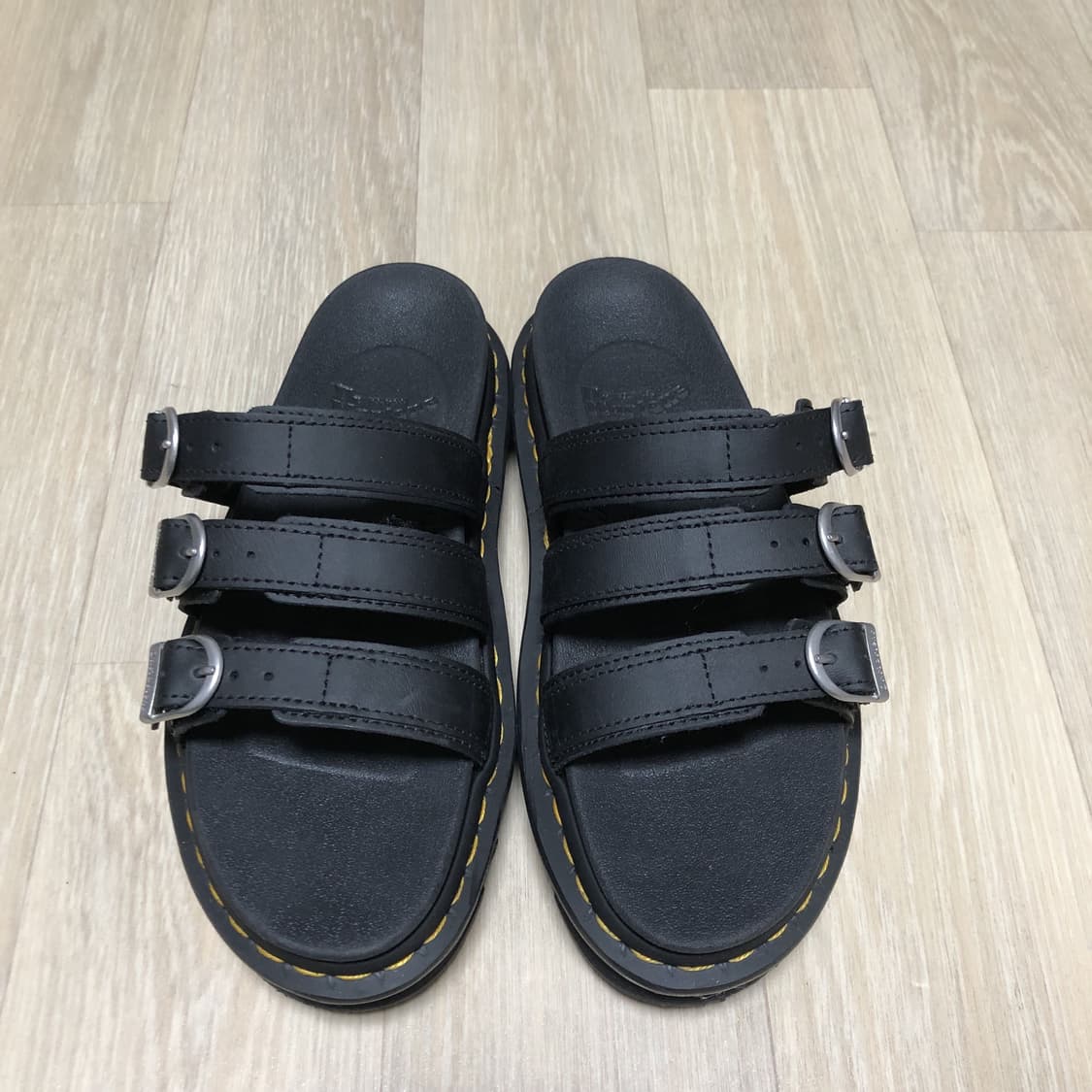 (240) 닥터마틴 Dr.martens 블레어 슬라이드 샌들 블랙 상품이미지3