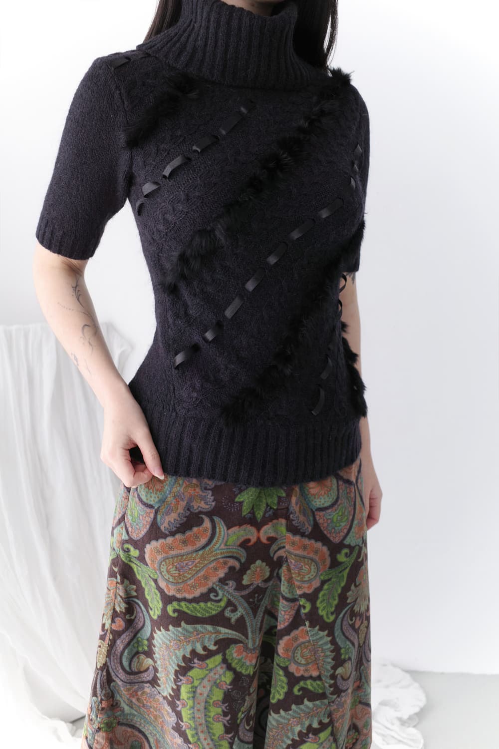 fur half knit 상품이미지5