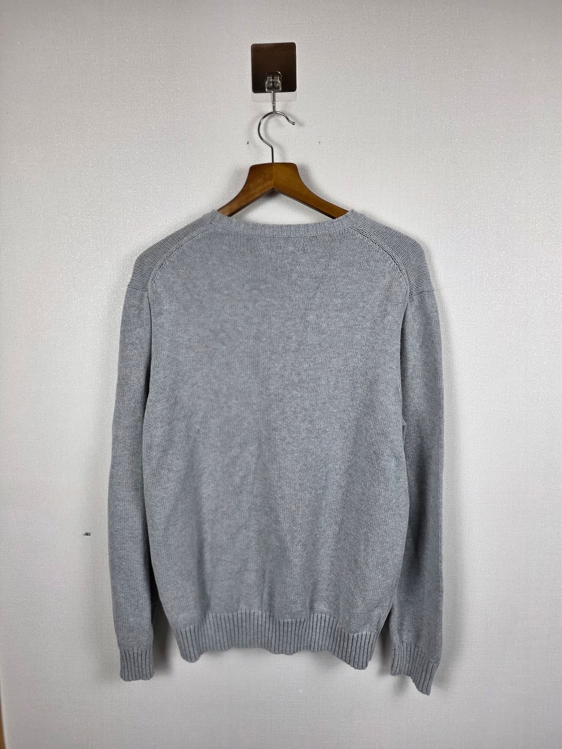 폴로랄프로렌 남성 크루넥 코튼 스웨터 그레이 L 상품이미지2