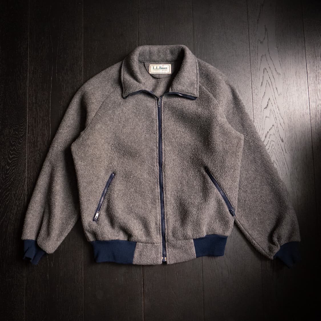 80s LLBEAN Bunting Fleece Jacket (~104) 상품이미지2