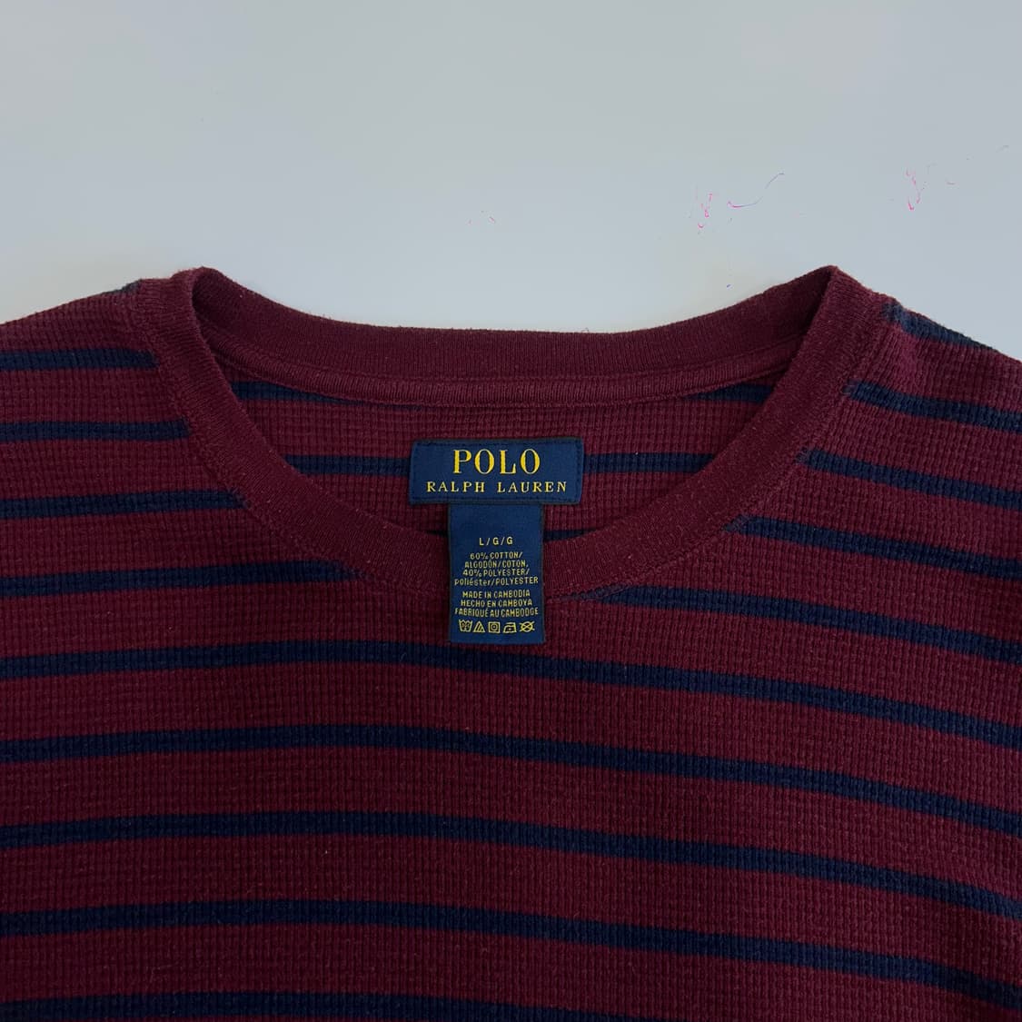 Polo 폴로 네이비포니 버건디 스프라이트 슬리브 상품이미지5