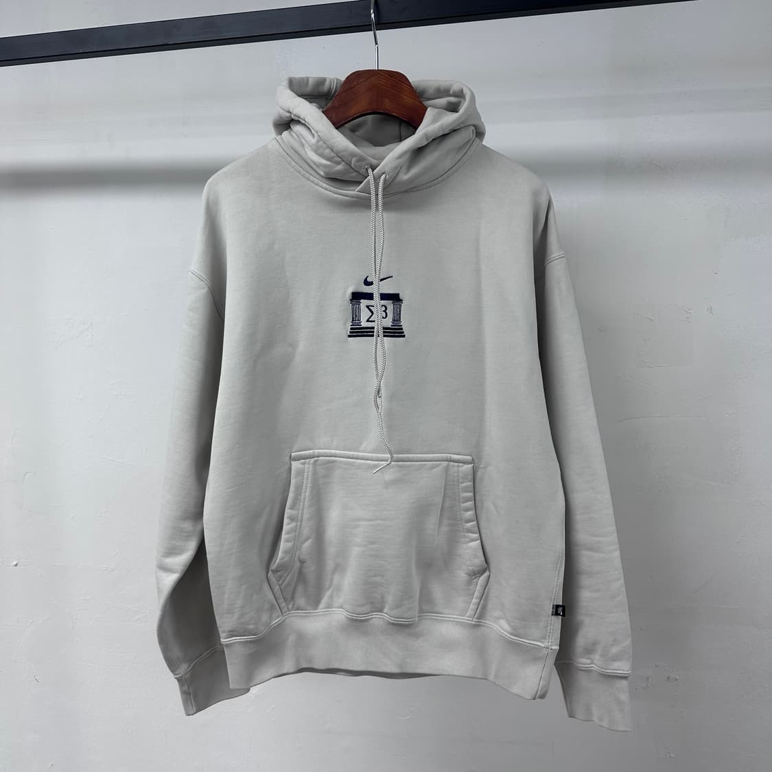 나이키 SB 자수로고 기모 후드티 크림베이지 100 J34 상품이미지1