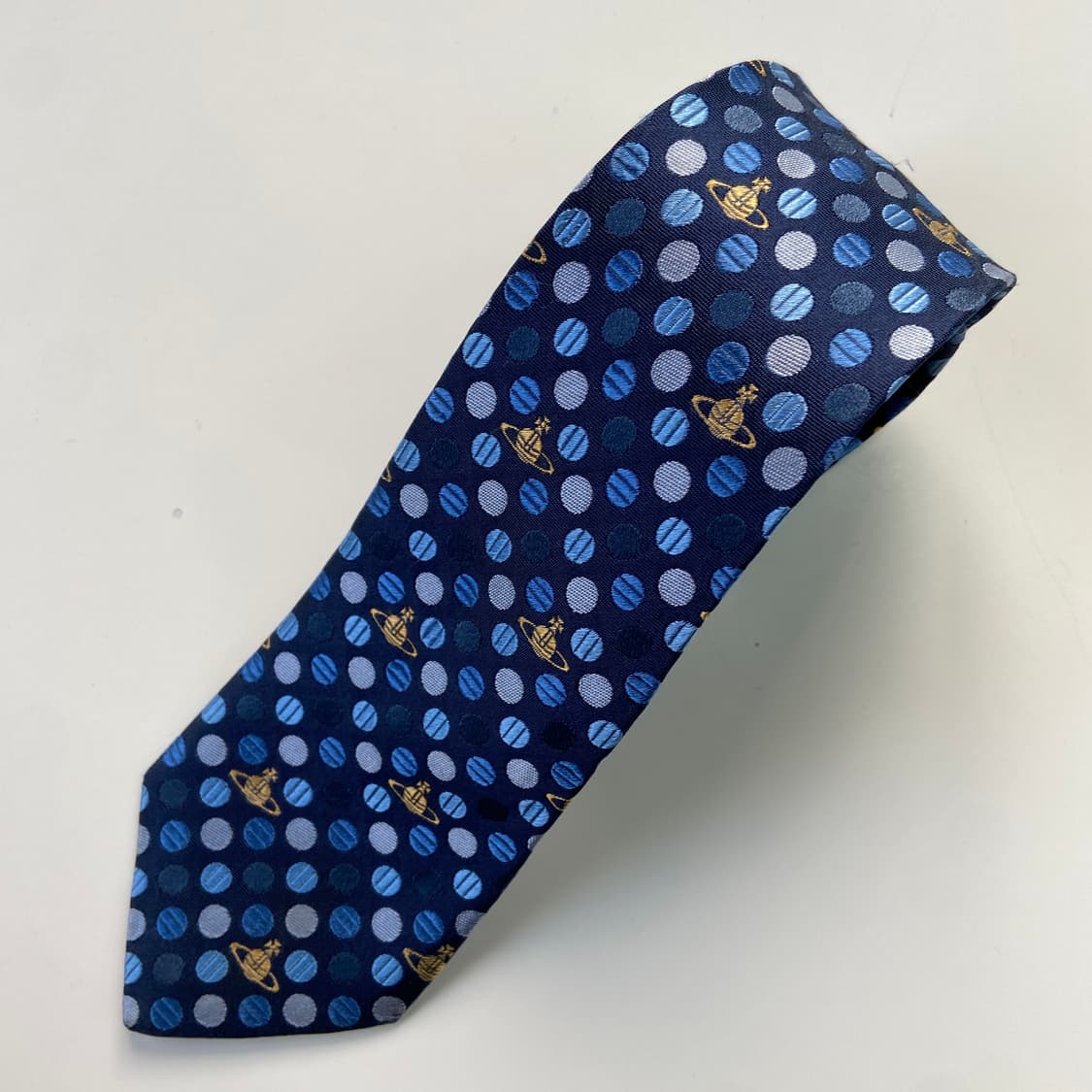 비비안웨스트우드 모노그램 정품 명품 넥타이(Vivienne) 상품이미지5