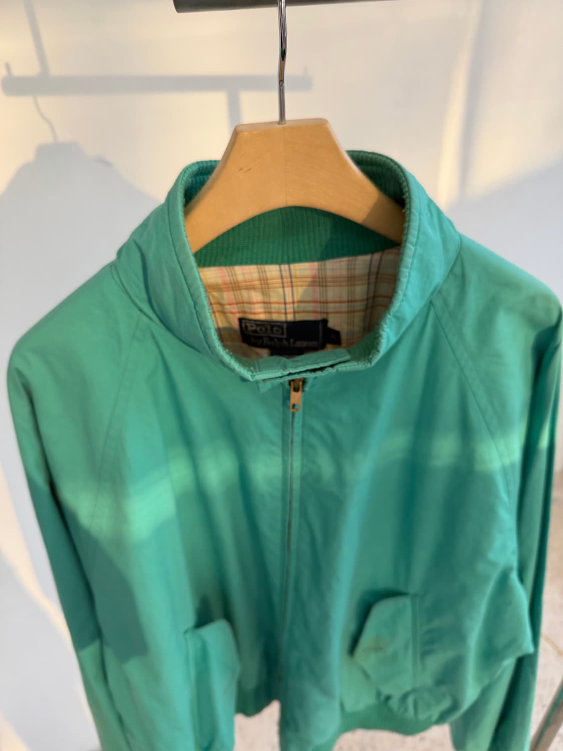 랄프로렌 빈티지 봄버 블루종 자켓 상품이미지2