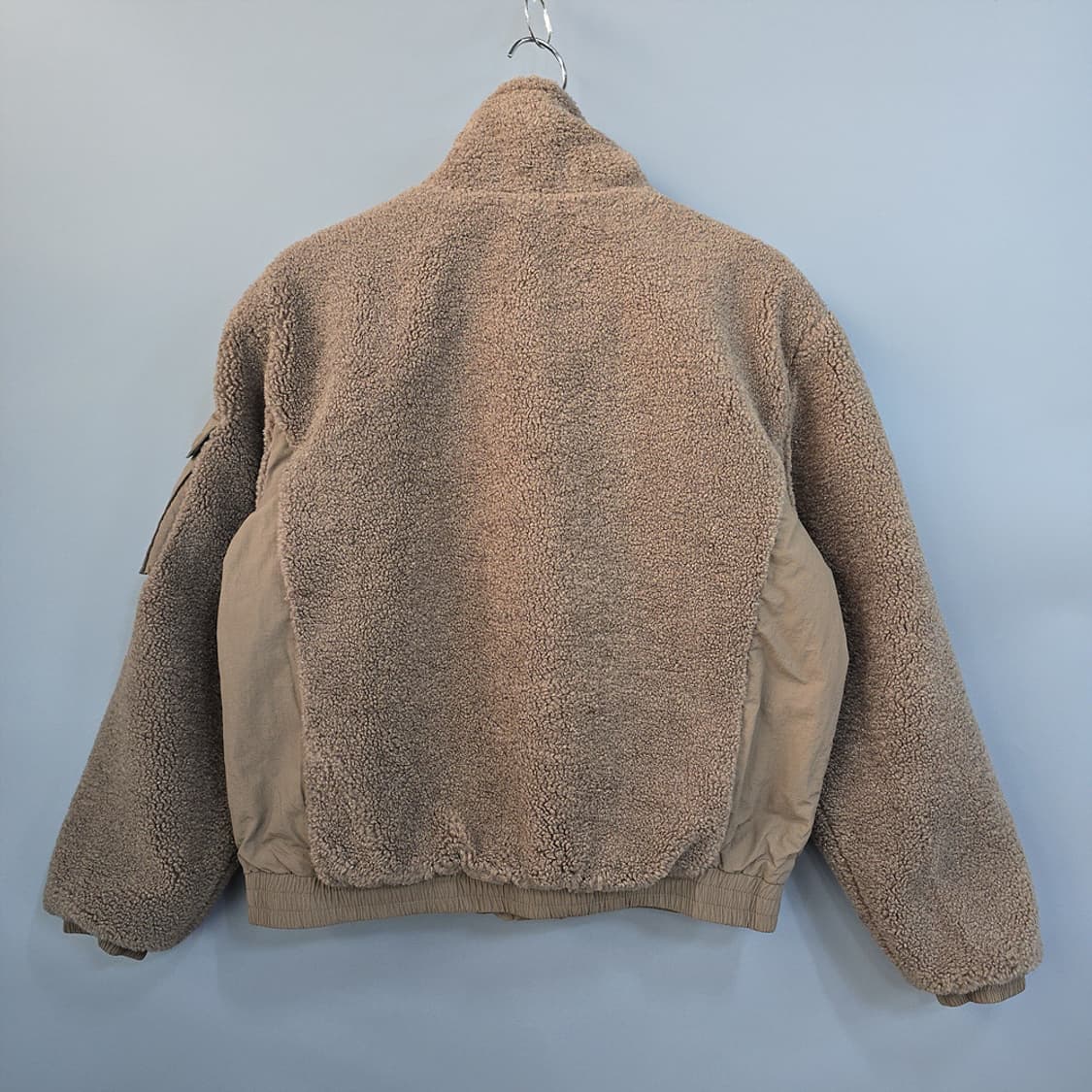 CNN 어패럴 플리스 집업 자켓 베이지 90 상품이미지5