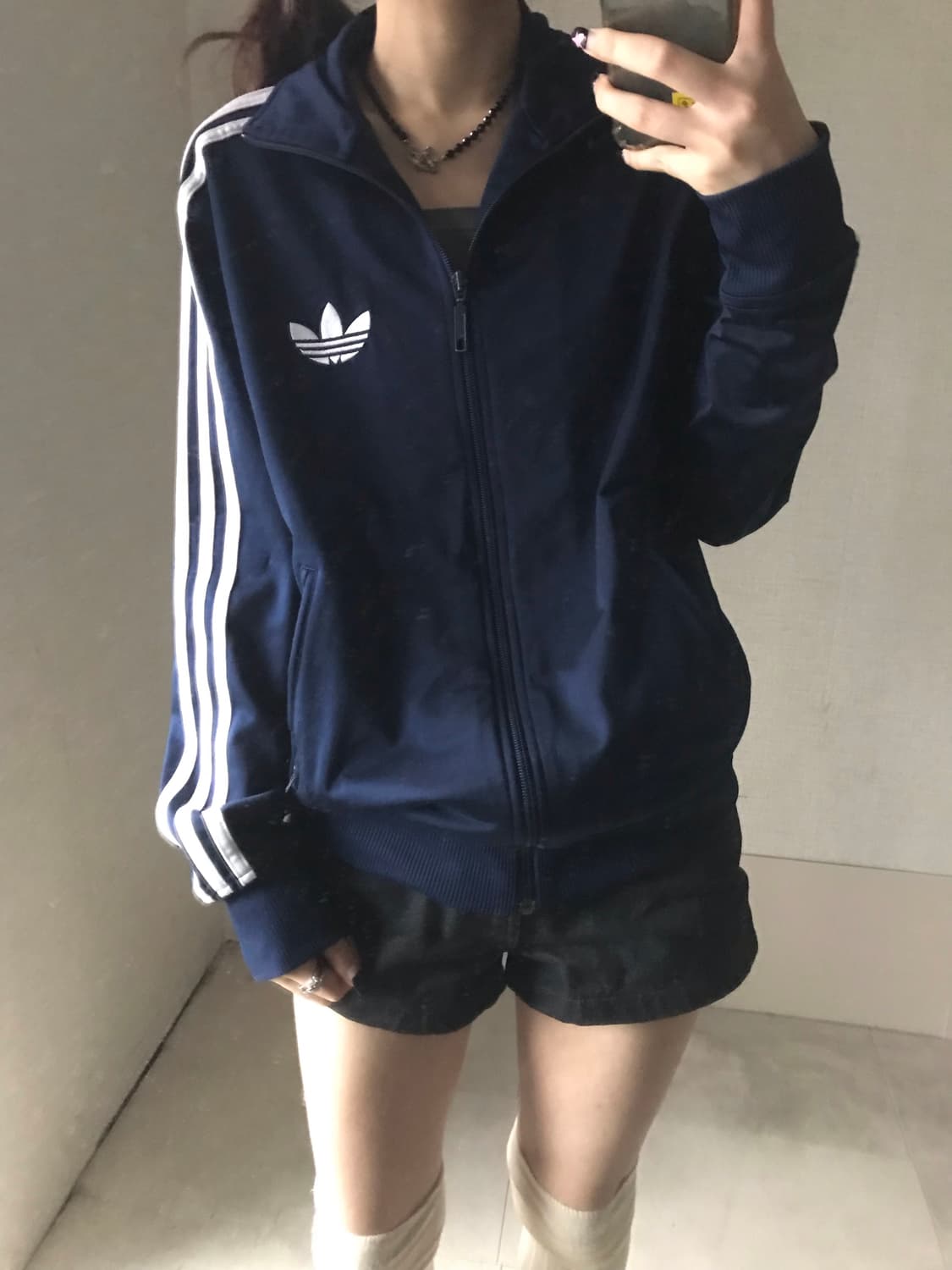 아디다스 네이비 구파이어버드 트랙탑 상품이미지5