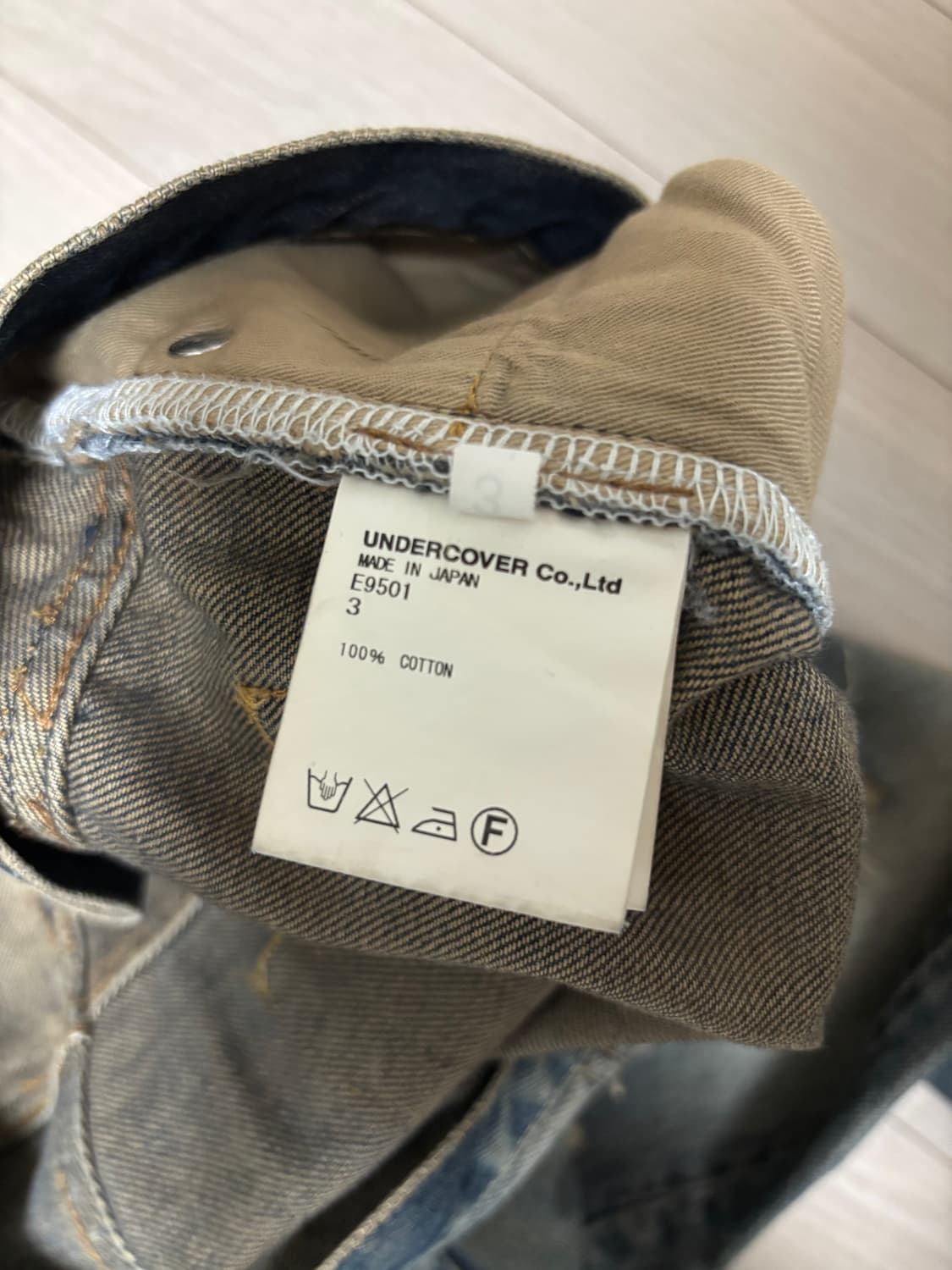 UNDERCOVER  데님 3사이즈 상품이미지4