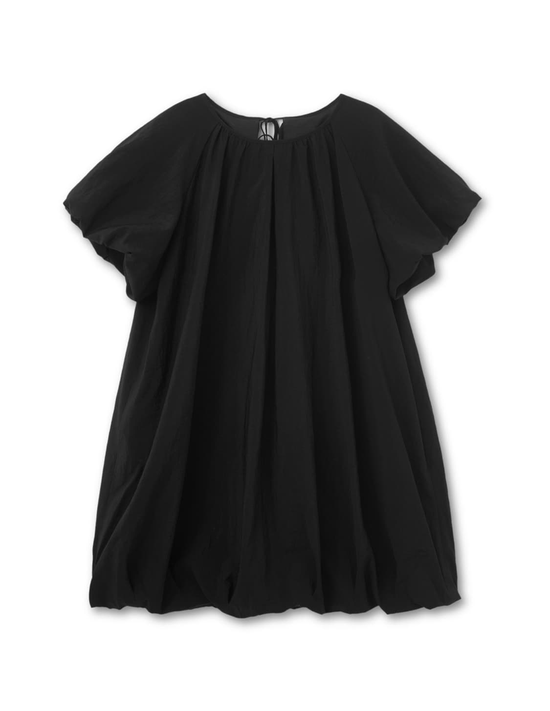 VOLUME MINI DRESS (EBONY BLACK) 상품이미지1