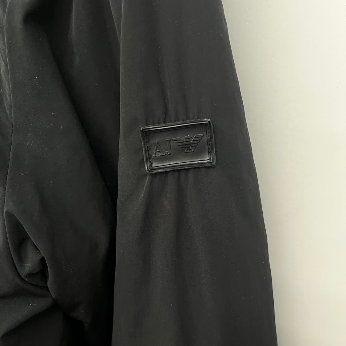 아르마니 익스체인지 블랙 봄버 자켓 남L 상품이미지3