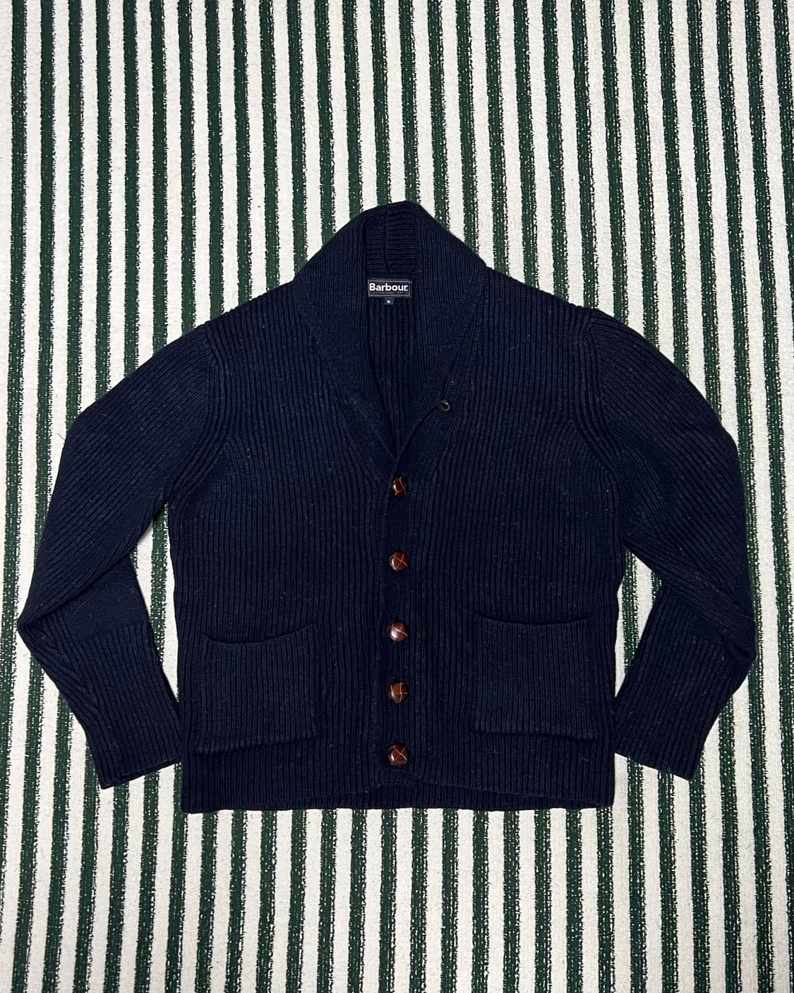 Barbour Clifton Chunky Shawl Collar Card 상품이미지1