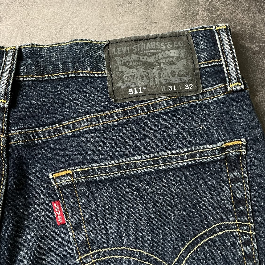 LEVI'S 리바이스511 슬림 스트레이트핏 코튼 데님 팬츠 A00697 상품이미지7