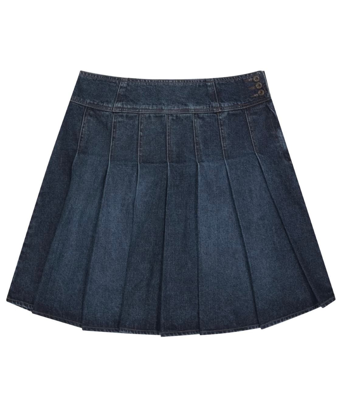 COYSEIO DEEP DENIM PLEATS SKIRT 상품이미지1