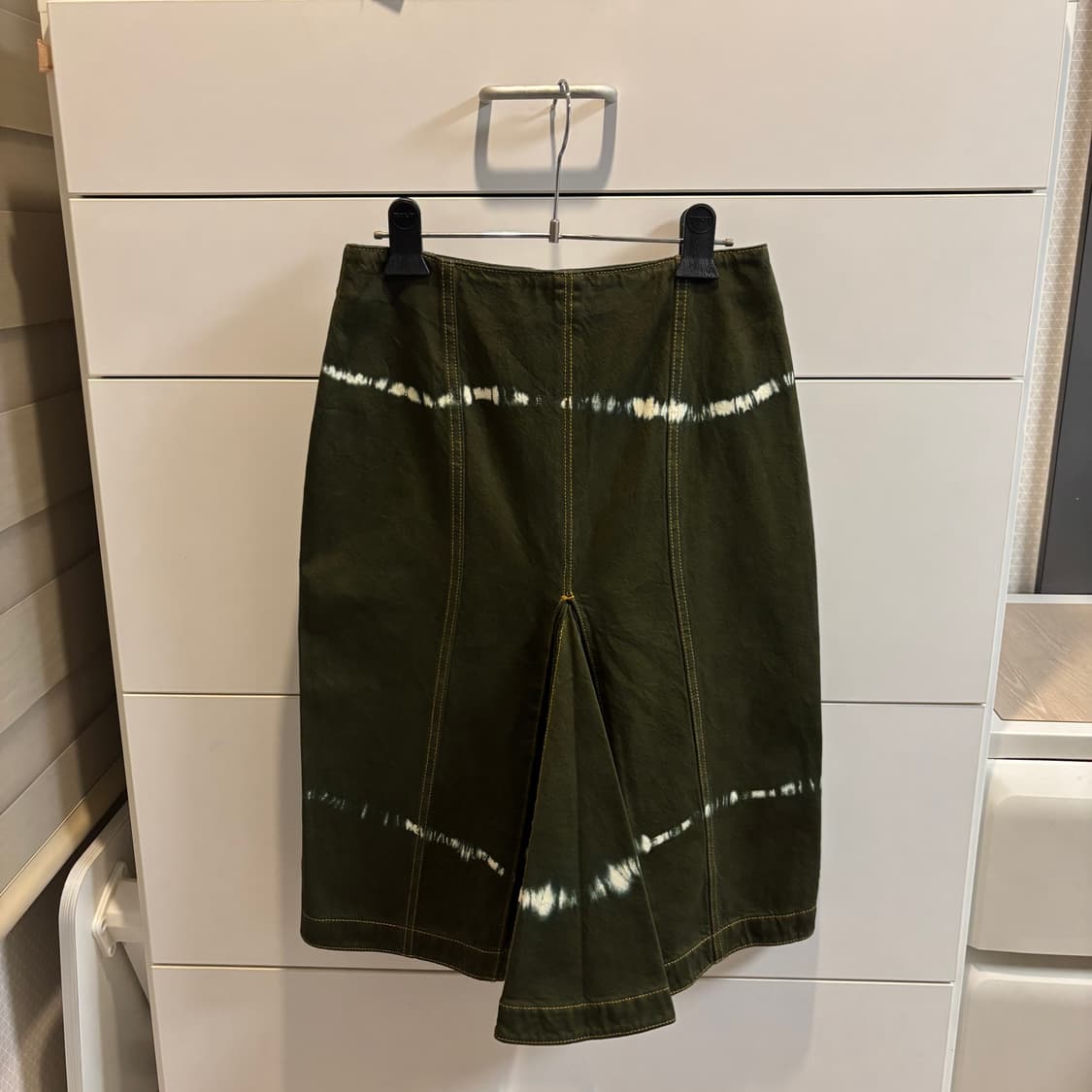 마르니 Marni 카키올리브 미디 타이다이 미디스커트 상품이미지1