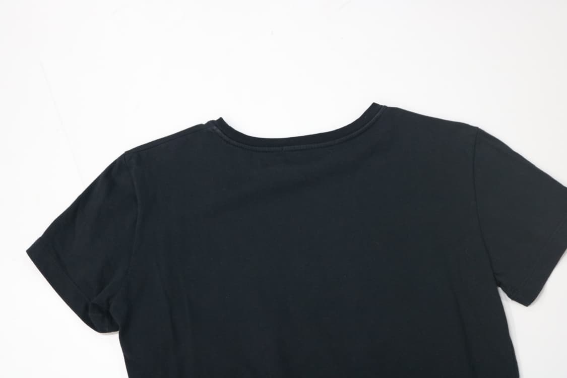 MSGM 엠에스지엠 실버 박스로고 블랙 반팔 티셔츠 (XS) 상품이미지7