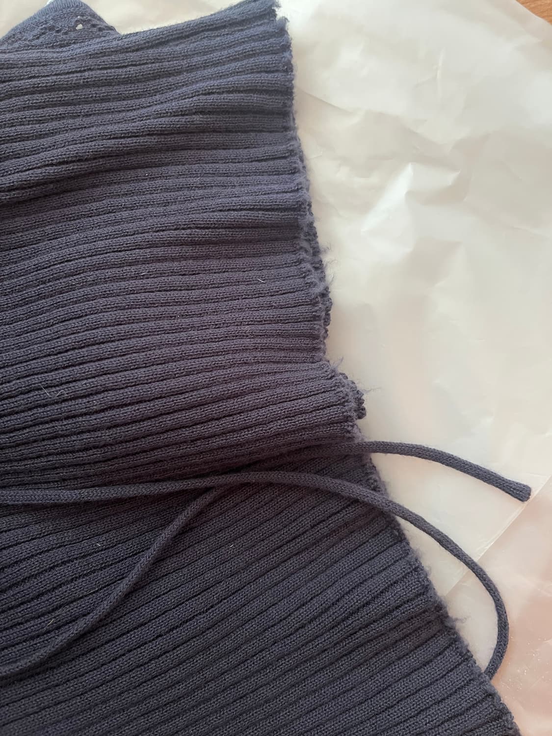 쉬이즈큐트 썸머니트탑 네이비 상품이미지2