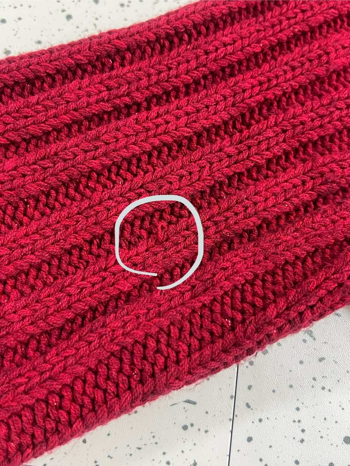 스컬프터 Two Way Cable Cardigan Red 가디건 상품이미지5