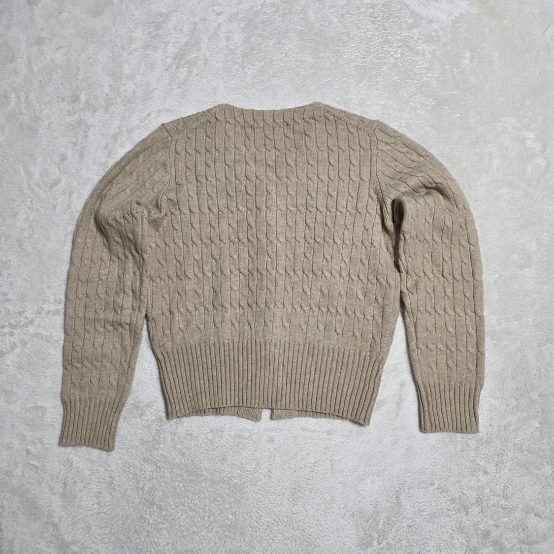 (S)여성 제너럴아이디어 케이블 니트 가디건 상품이미지3