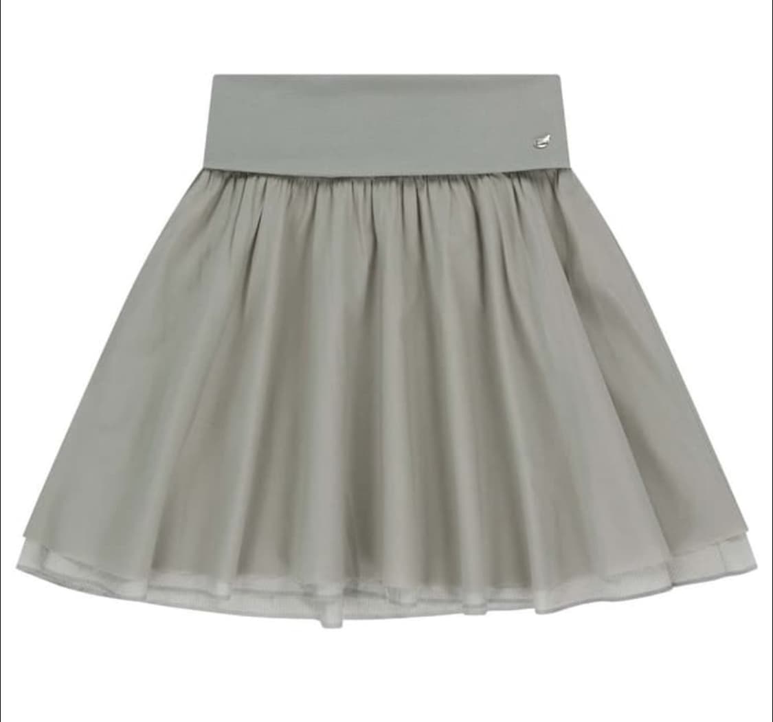 코이세이오 더블 셔링 스커트 2 그레이 상품이미지1