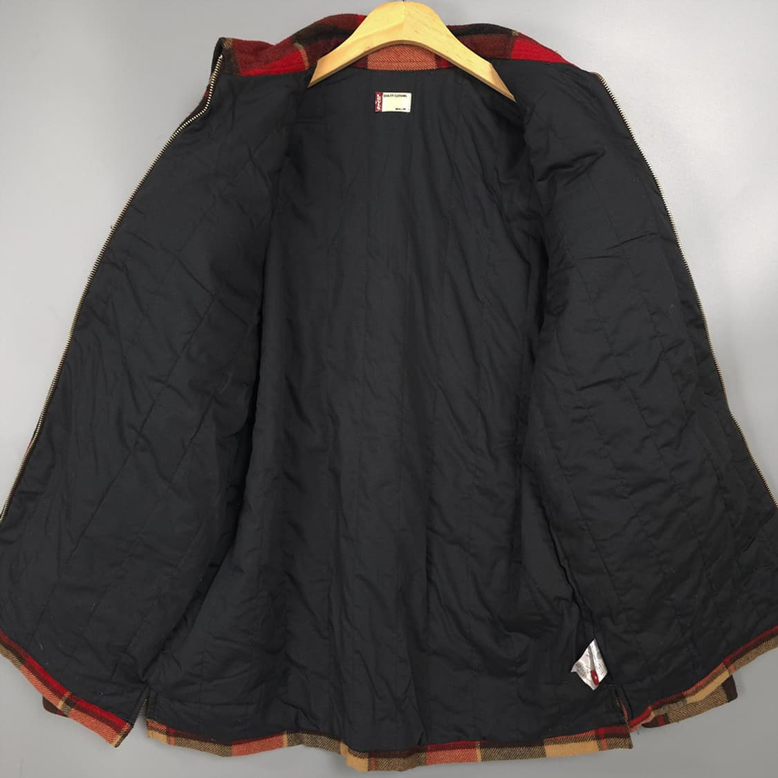 남성용 리바이스 Levis 울 블렌드 체크 자켓 L(100) 상품이미지7