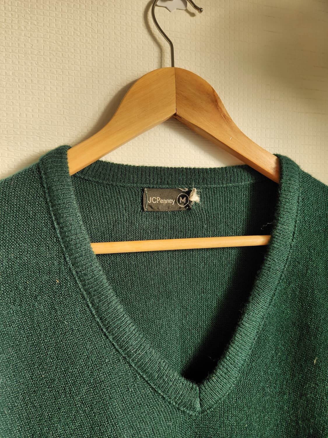80s 제이씨페니 브이넥 스웨터(USAmade) 상품이미지4