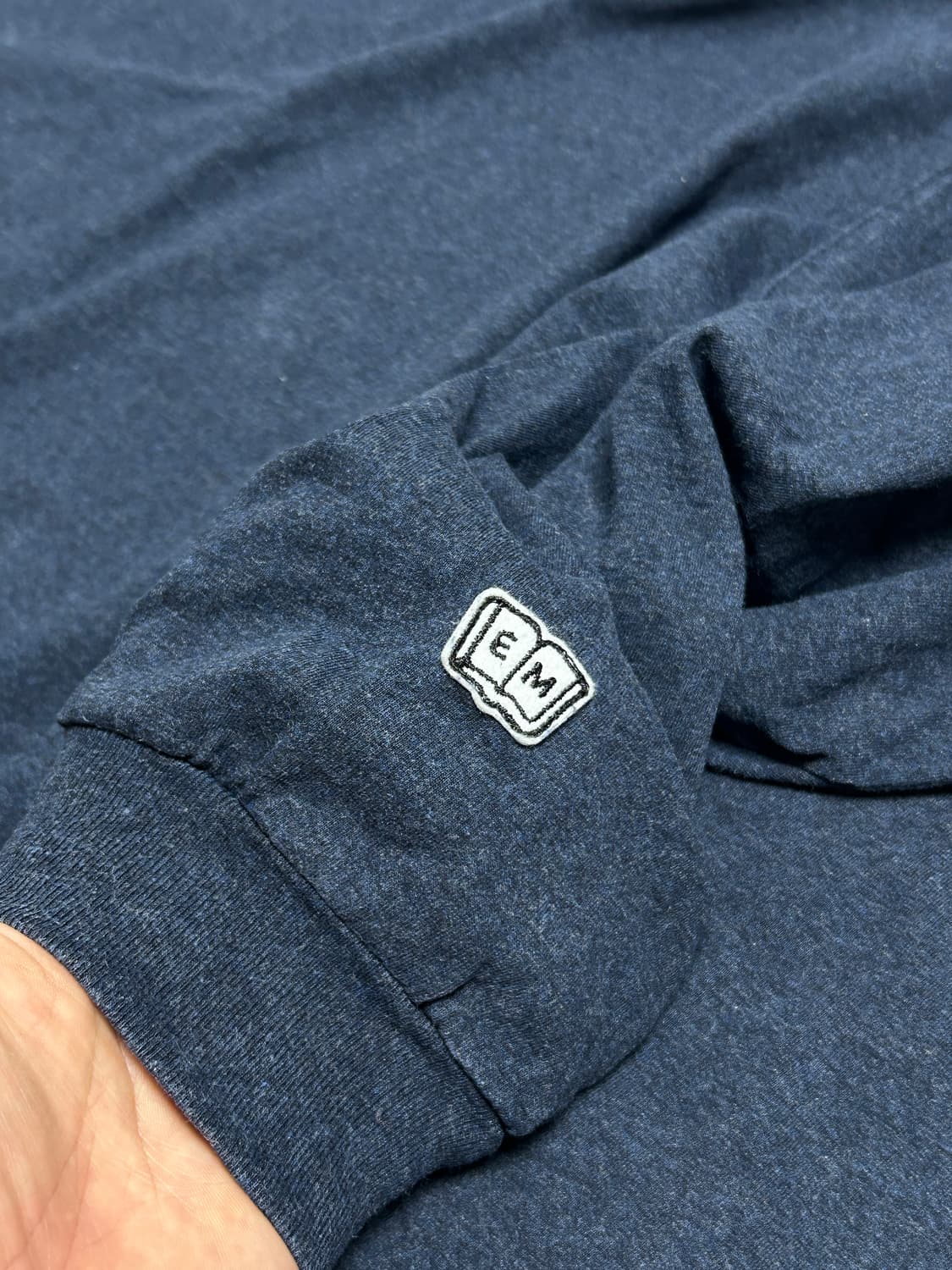 Ends and Means Pocket L/S Tee Navy XL 상품이미지5