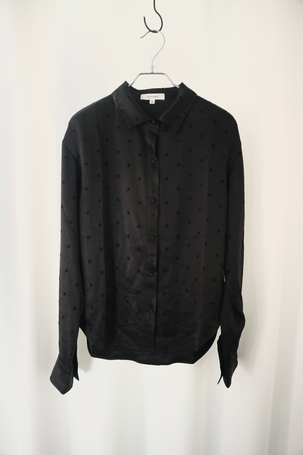 MARKGONG 24SS Monogram flocked shirt 상품이미지1