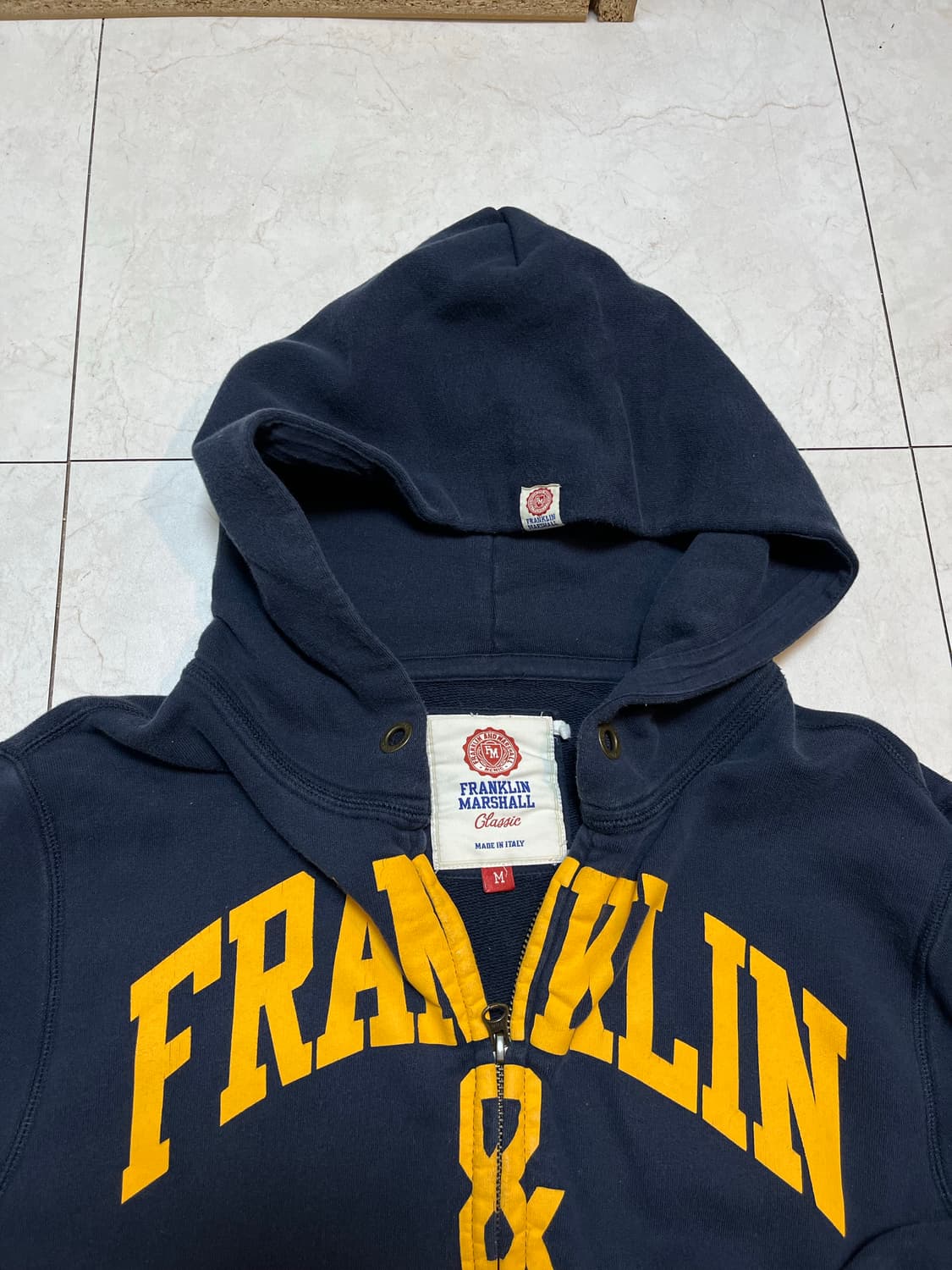 Made in italy 프랭클린 앤 마샬 후드 집업 M 상품이미지4