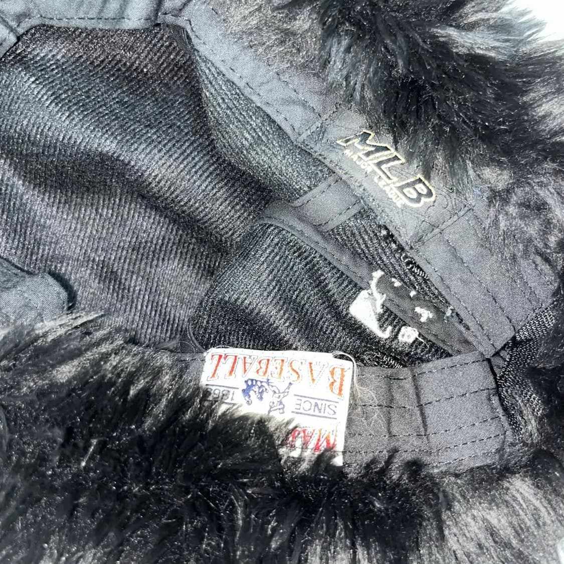 양키스 트루퍼 벨벳 큐빅 트루퍼햇 / 군밤모자 상품이미지5