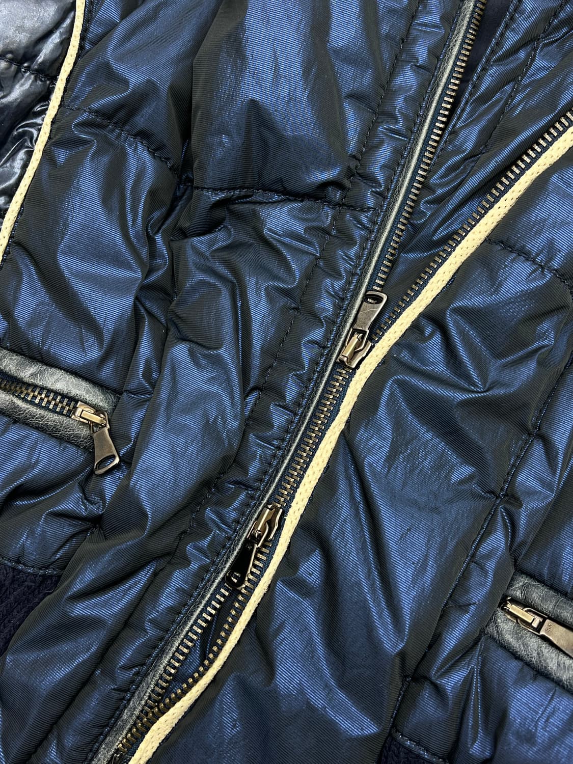 빈티지 퍼 후드 크롭 패딩 상품이미지4