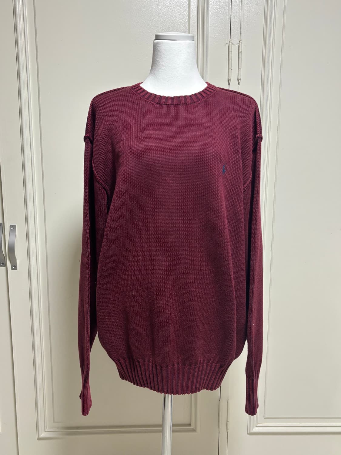 폴로랄프로렌 딥버건디 니트 상품이미지1