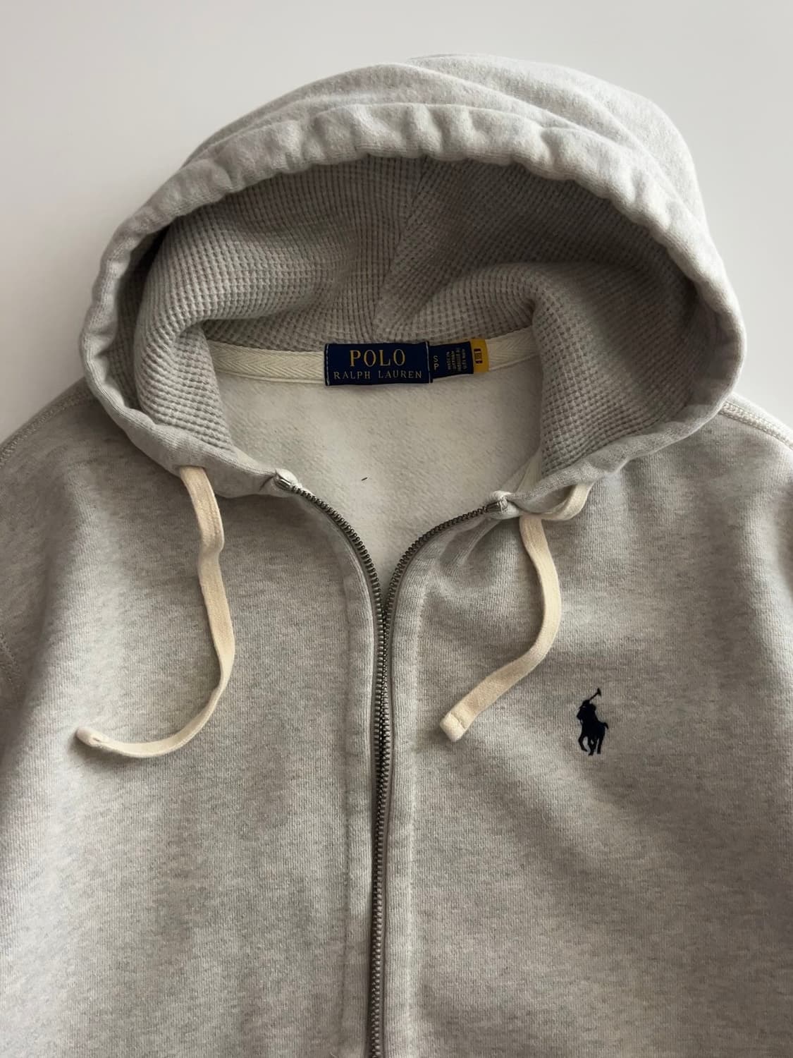 폴로 랄프로렌 그레이 써멀 후드 집업 S 상품이미지2
