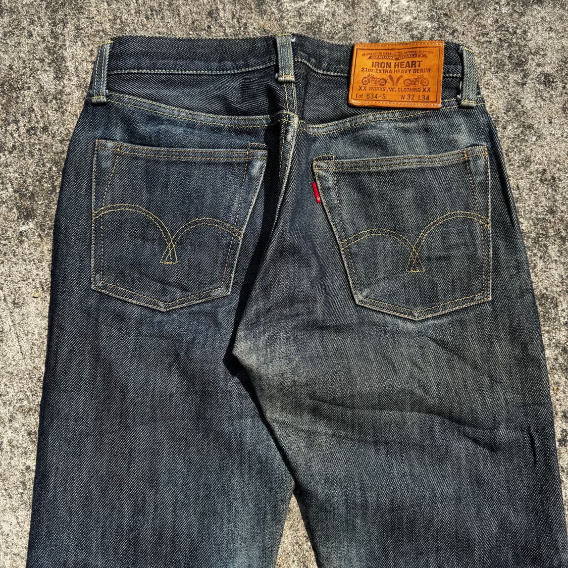 [31] Iron heart Lot.634-S 아이언하트 셀비지 데님 상품이미지4