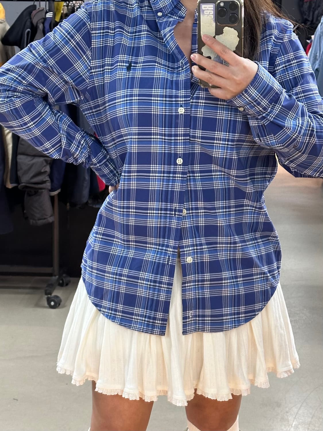 폴로 체크셔츠 상품이미지1