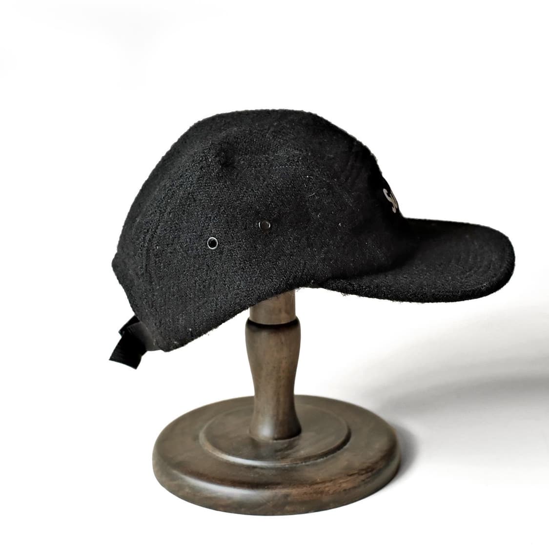 슈프림 해리스트위드 캠프캡 블랙 볼캡 모자 상품이미지7