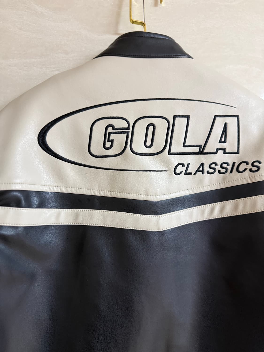 골라 클래식 바이커 레더자켓 S 상품이미지5