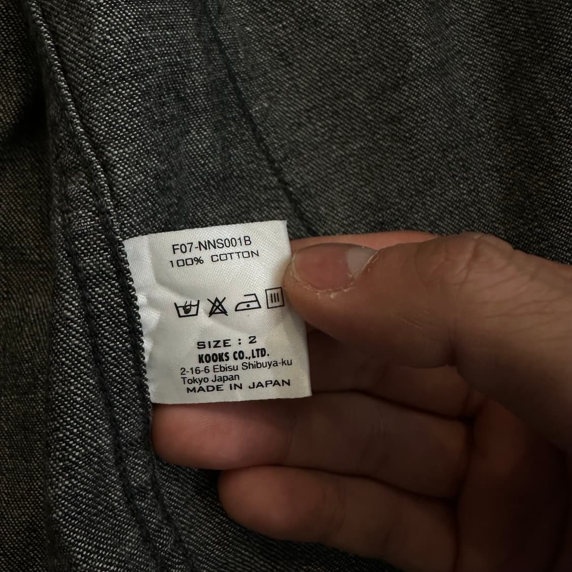 넘버나인 07AW 웨스턴 데님 셔츠 상품이미지6