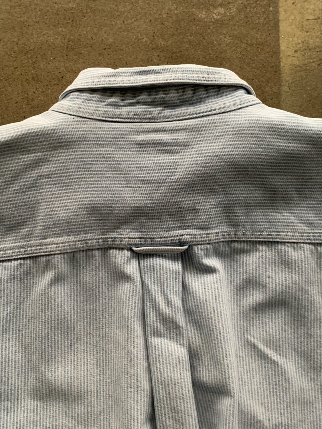 올드 갭 스트라이프 데님 버튼다운 셔츠 상품이미지5