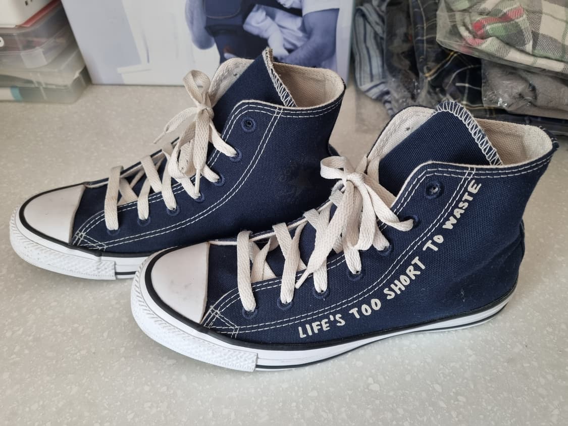 컨버스 올스타 리뉴 하이탑 네이비 240mm 상품이미지2