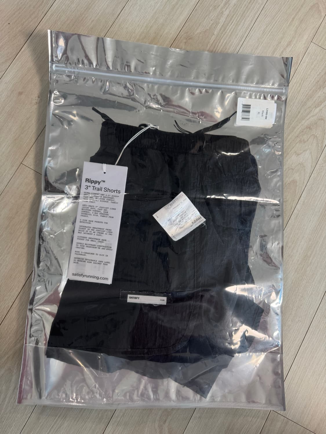 새티스파이 satisfy 리피 트레일 3인치 쇼츠 XL 상품이미지10