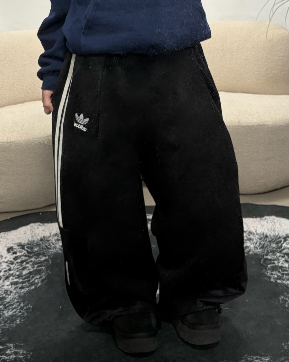 [MADE] ADIDAS X denim 커스텀 반반 벌룬팬츠 상품이미지2