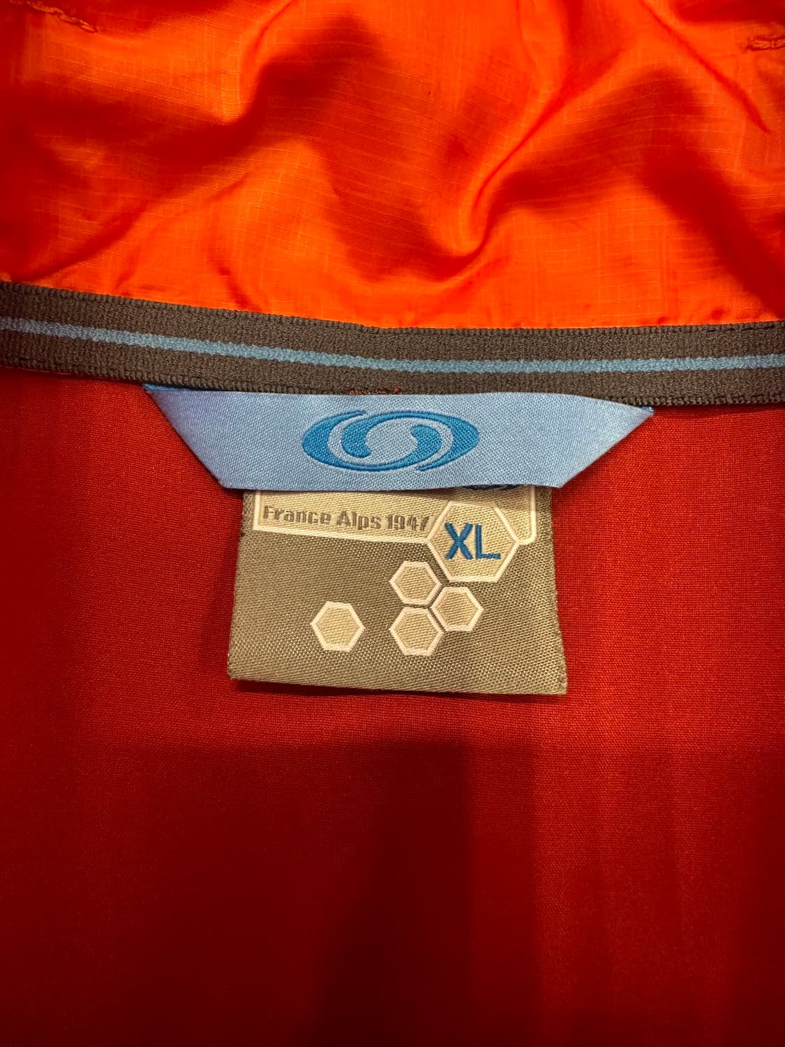 Salomon 오렌지 바람막이 자켓 XL 상품이미지7