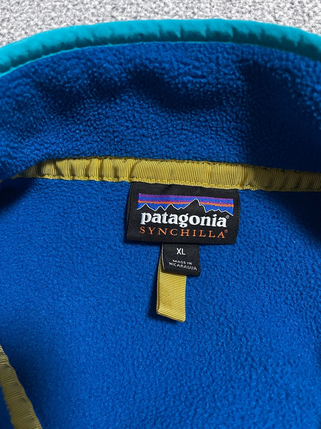 [XL] 파타고니아 신칠라 라이트 블루 플리스 아노락 풀오버 상품이미지3