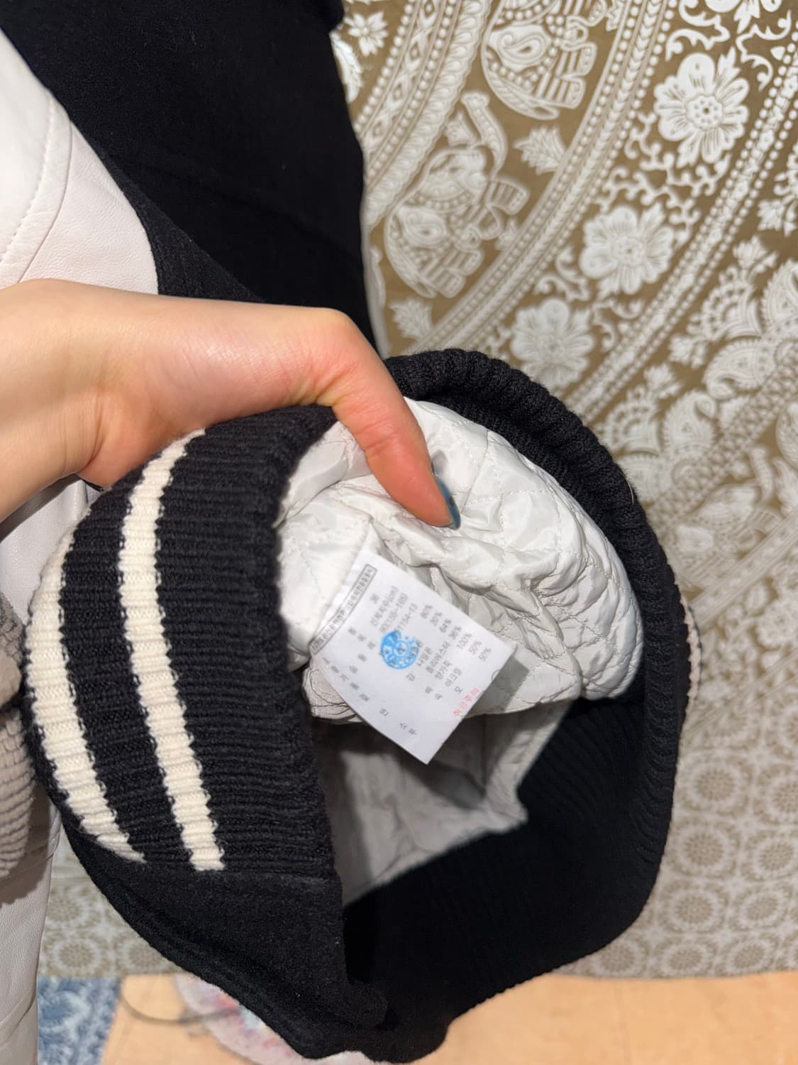 라코스테 여성 자수 블루종 바시티자켓 상품이미지7